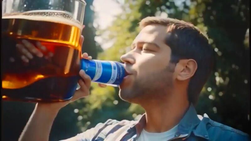 AI-generated beer commercial contains joyful monstrosities, goes viral - Ars Technica