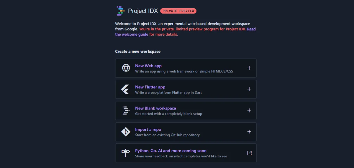 Google Unveils Project IDX: AI-Powered Development Environment for Full-Stack Web and Multiplatform Apps